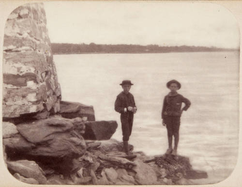 Untitled (Boys on Rocks)