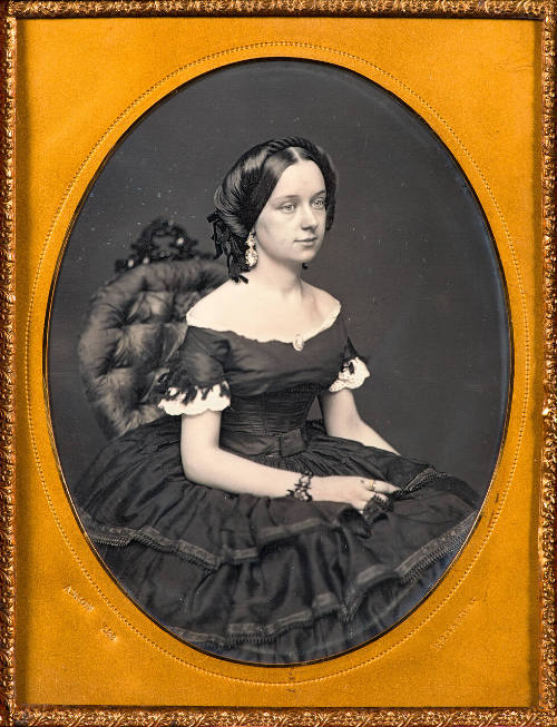 Teenaged girl in chair