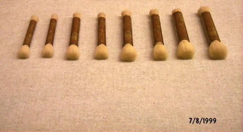 Eight Large Cosmetic Brushes