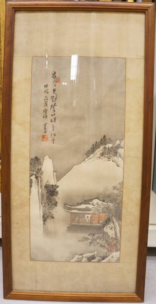 Mountain Landscape with Pavilion