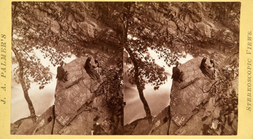 Rock above Hurricane, Tallulah Falls, Georgia