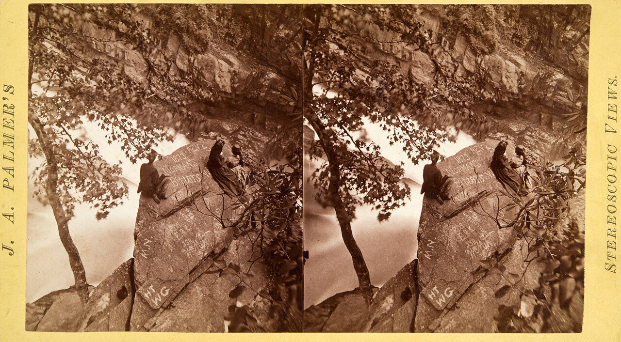 Rock above Hurricane, Tallulah Falls, Georgia