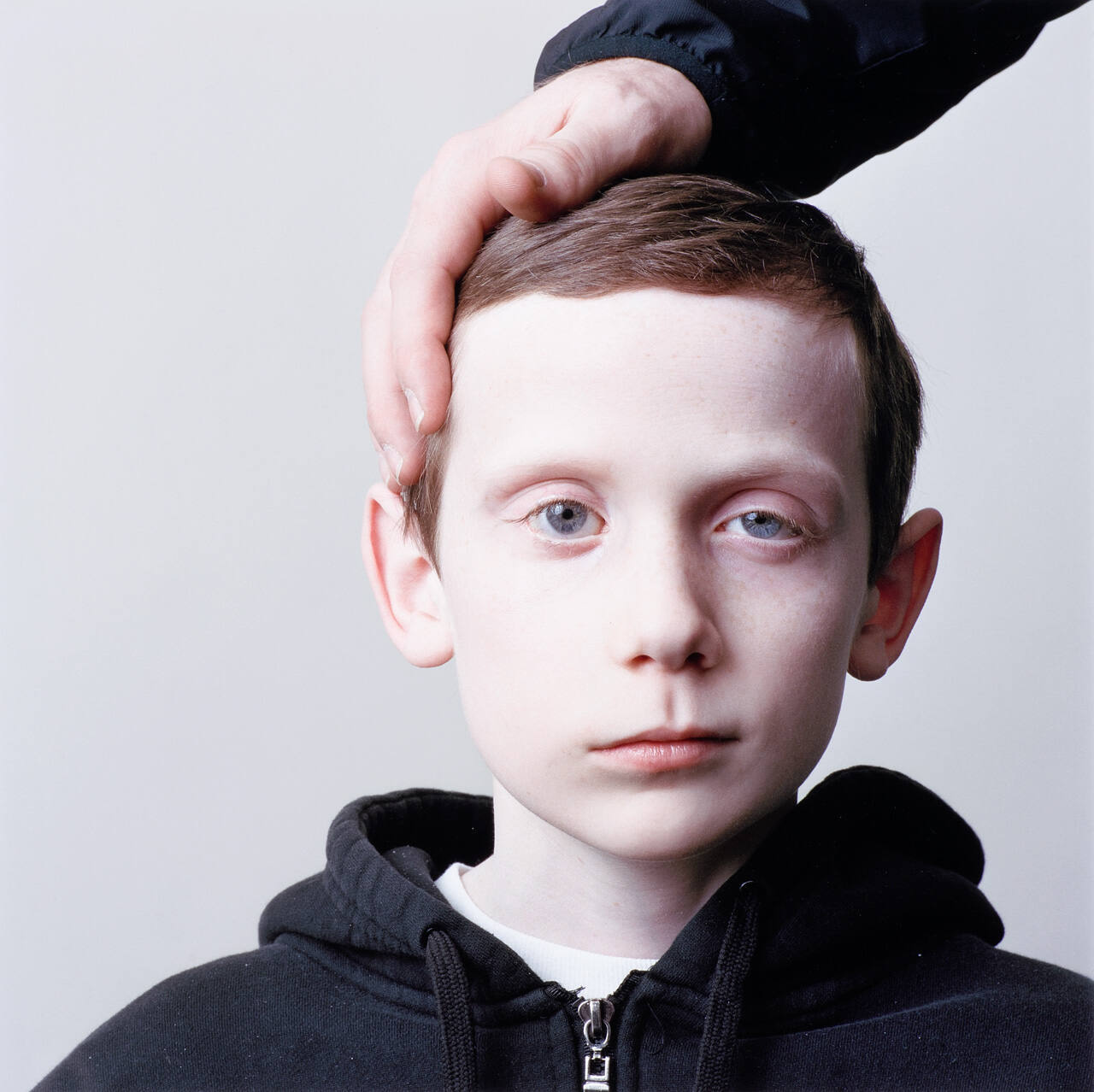 12-Year Old Boy with His Father