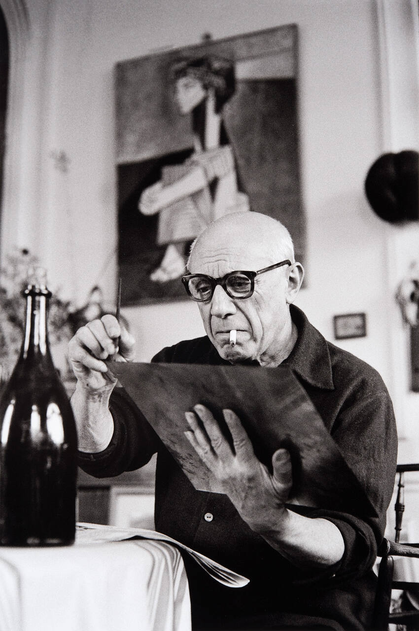 Picasso at work