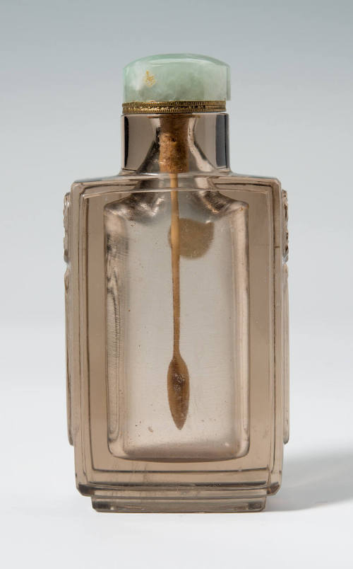 Snuff bottle with stopper and stand