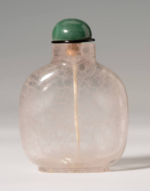 Snuff bottle with stopper