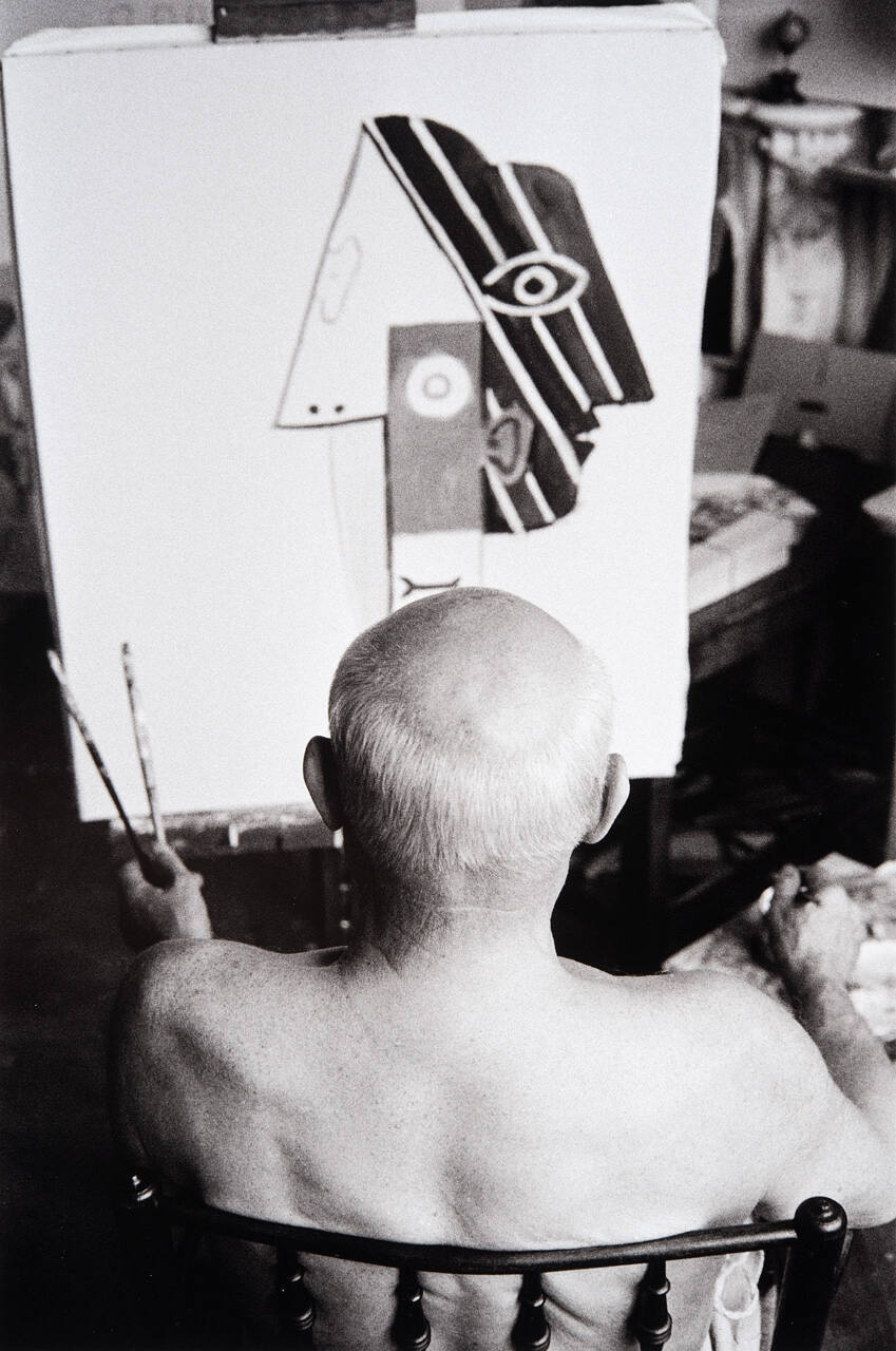 Picasso regarding portrait of Jacqueline
