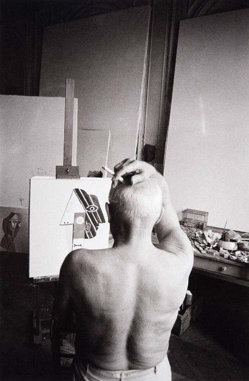 Masked Picasso with Beach at Garoupe
