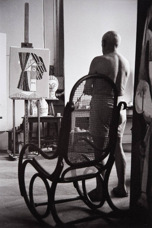 Picasso regarding portrait of Jacqueline