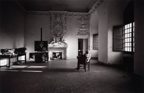 Pablo Picasso at Vauvenargues in his studio