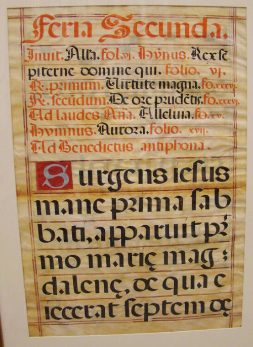 Antiphonary Page