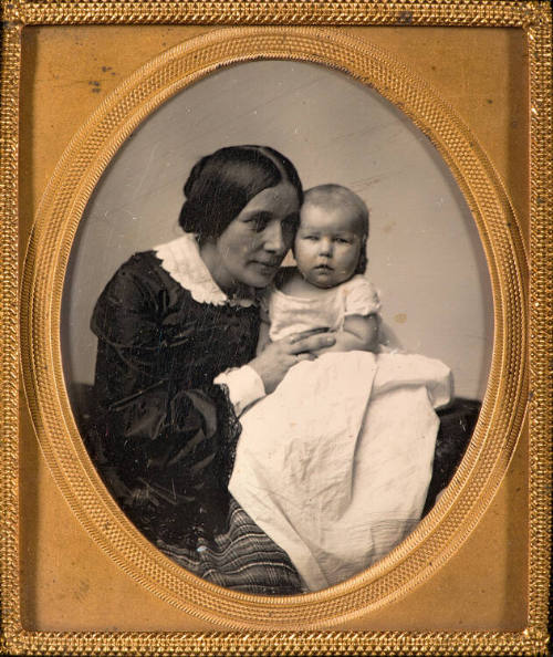 Portrait of the artist's wife with daughter Martha Elizabeth Whipple