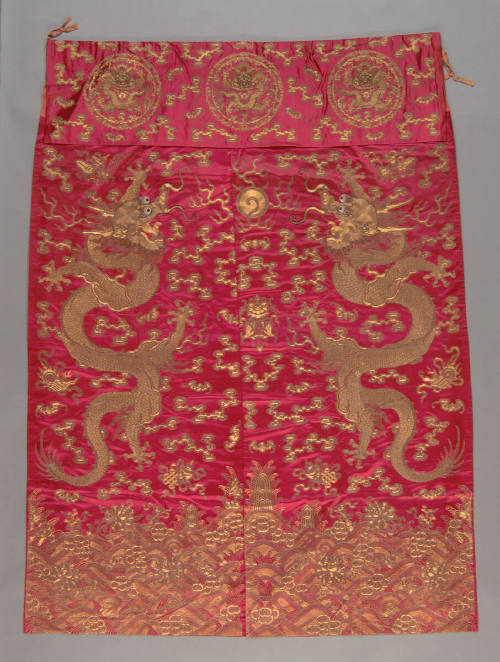 Hanging Made as Cover for an Ancestor Portrait