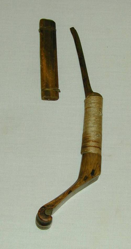 Crooked Knife with Sheath