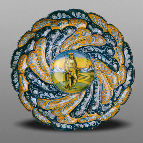 Dish with Scene of Saint John the Baptist in the Wilderness
