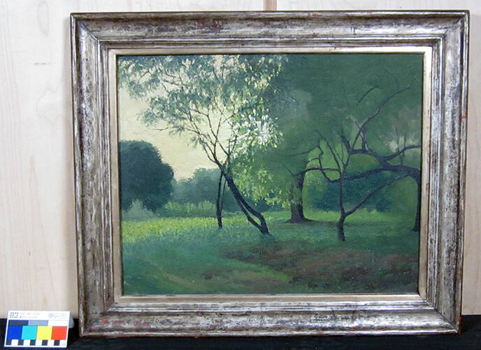 Peach and Apple Trees