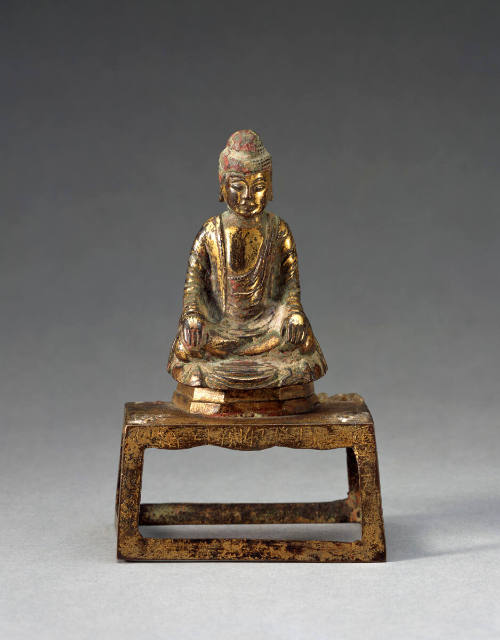 Seated Buddha with Stand