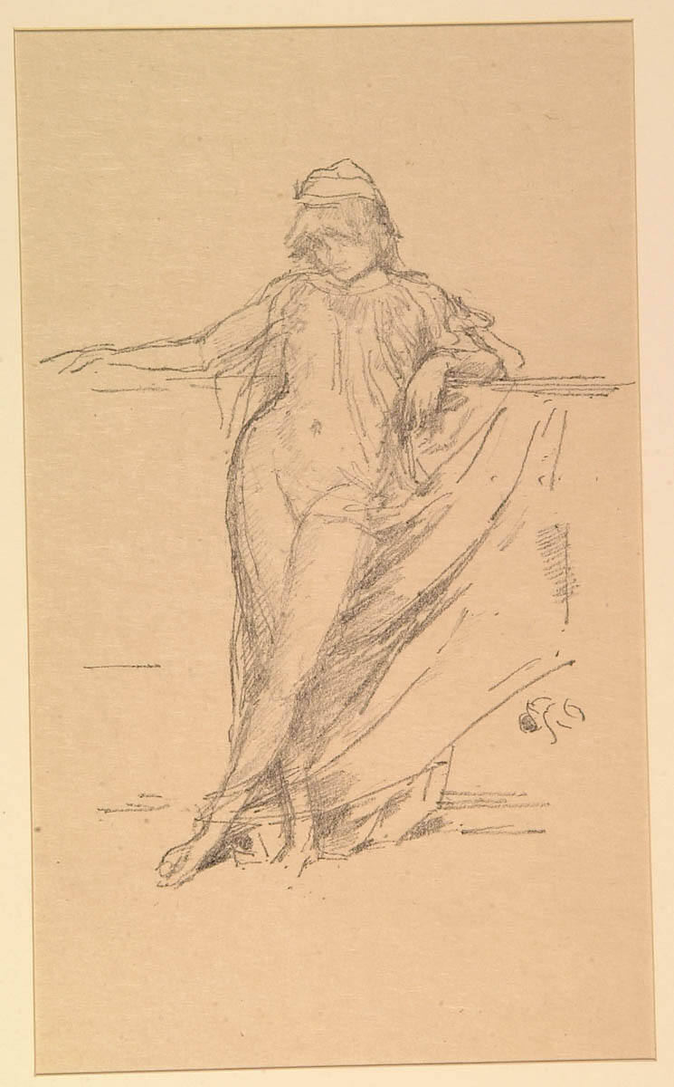 The Little Draped Figure--Leaning