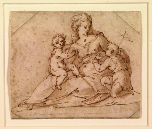 Virgin with Infant Christ Child and Saint John