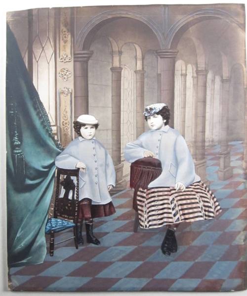 Portrait of two children