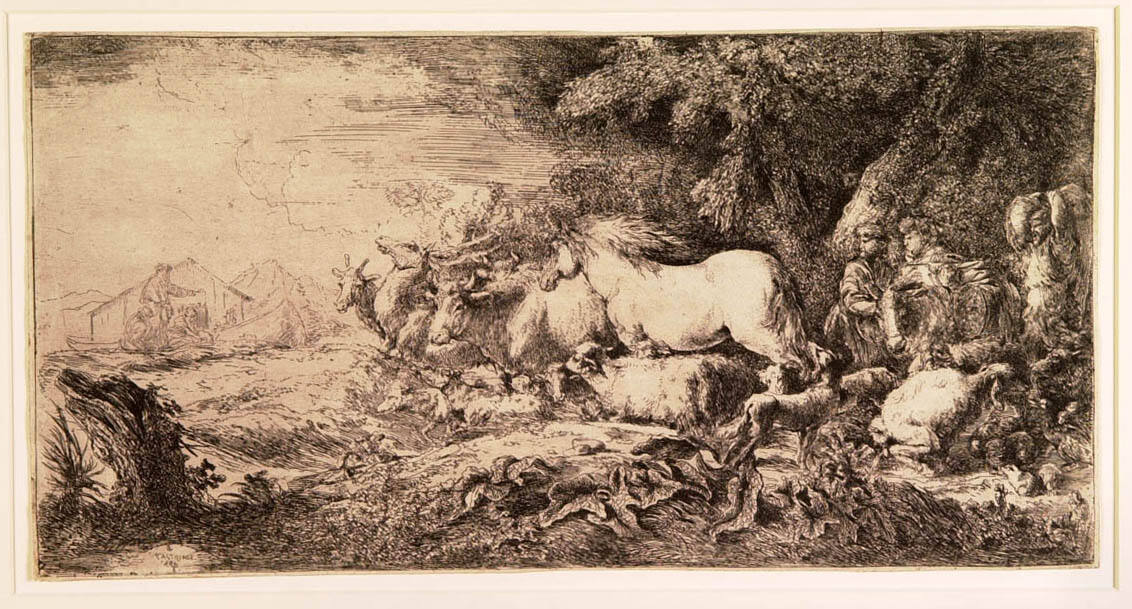 Noah and the Animals Entering the Ark
