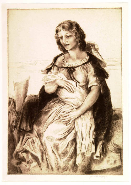 Westward (Large Portrait of a Girl)