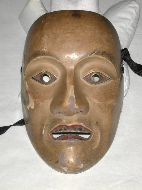 Nô mask of the spirit of an emaciated man (Yase otoku)
