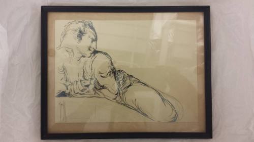 Reclining Figure with Book