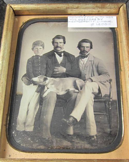 Portrait of group with dog