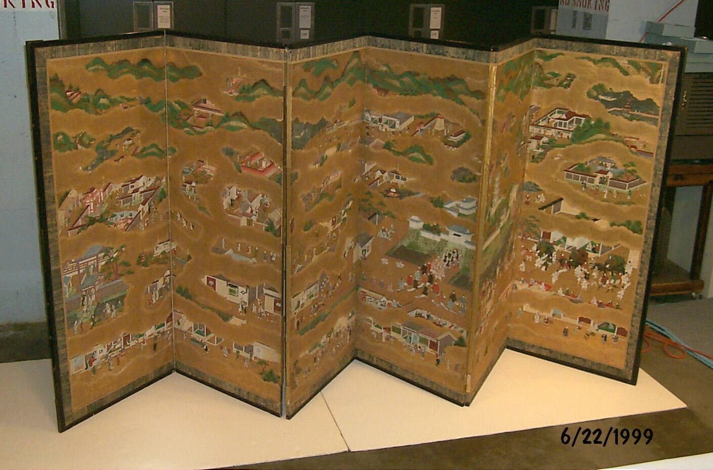 Scenes in and around Kyoto (rakuchu-rakugaizu)