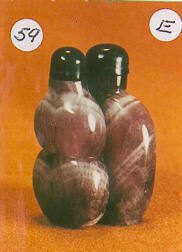 Snuff bottle with stopper