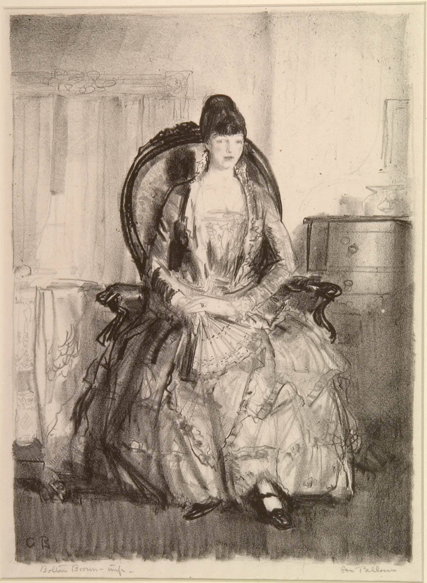 Emma in a Chair or Lady with a Fan