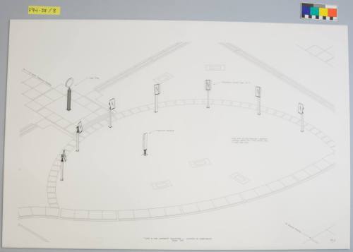 Preliminary Working Drawing, Project: "Light + Time Labyrinth," Auraria Higher Education Center, Denver, Colorado