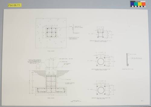 Preliminary Working Drawing, Project: "Light + Time Labyrinth," Auraria Higher Education Center, Denver, Colorado