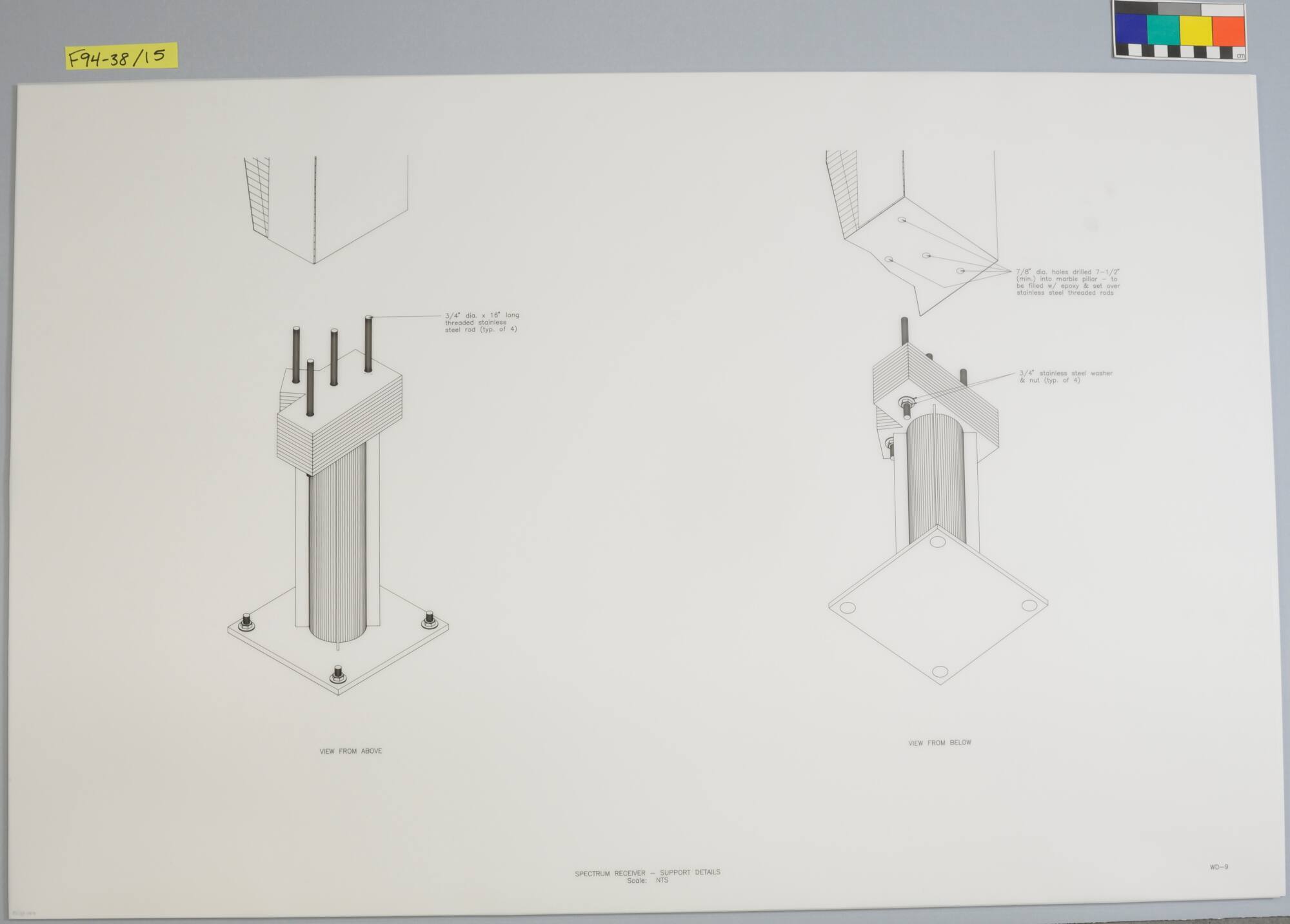 Preliminary Working Drawing, Project: "Light + Time Labyrinth," Auraria Higher Education Center, Denver, Colorado