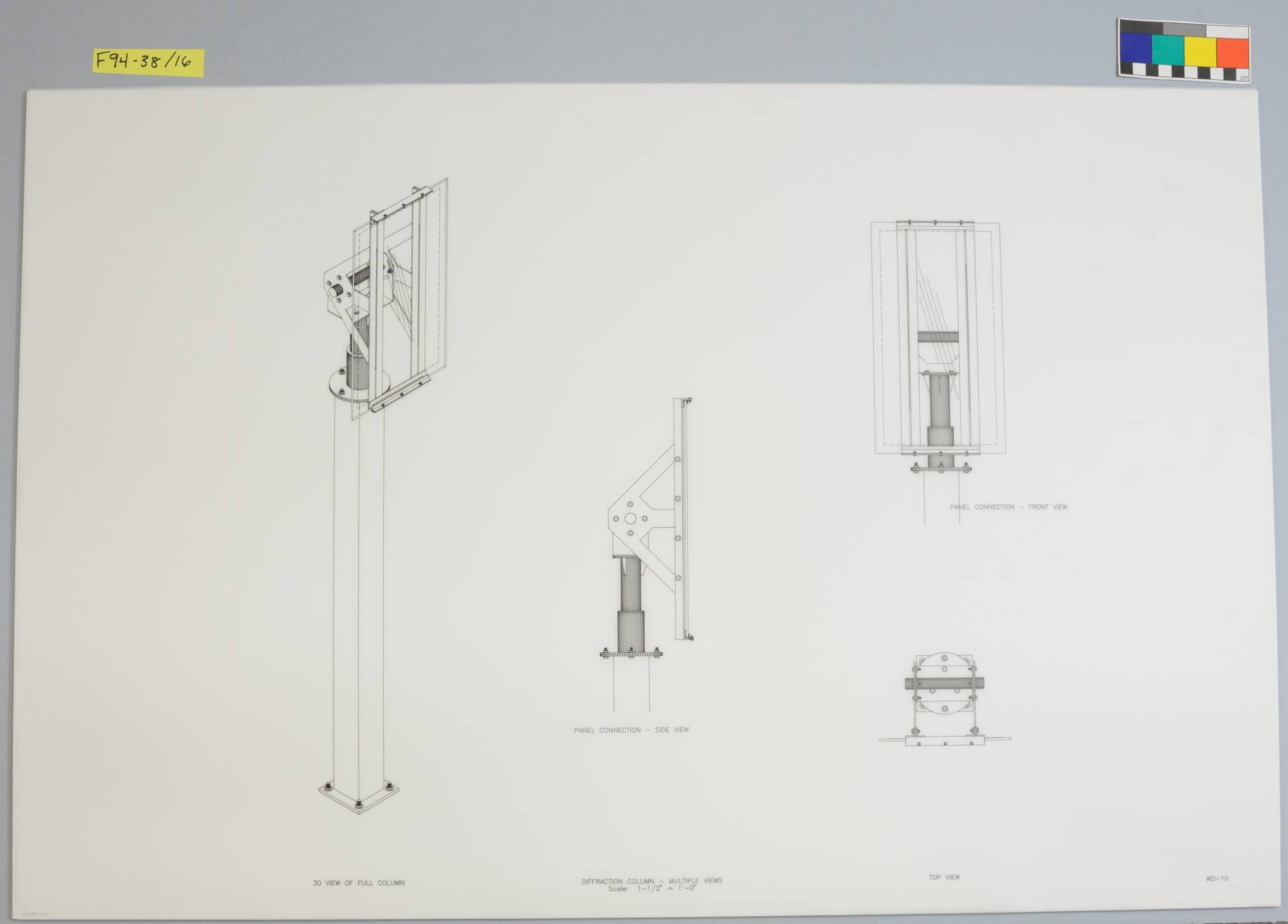 Working Drawing, Project: "Light + Time Labyrinth," Auraria Higher Education Center, Denver, Colorado