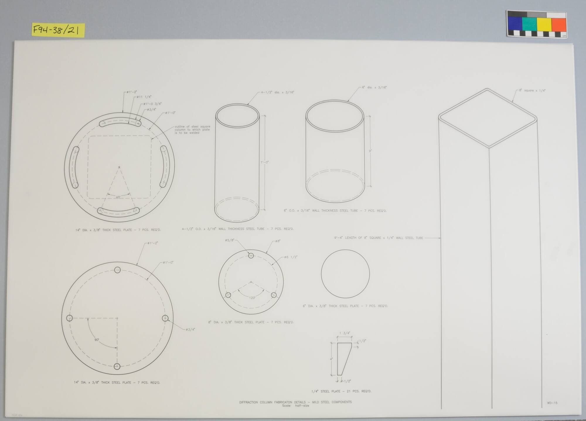 Working Drawing, Project: "Light + Time Labyrinth," Auraria Higher Education Center, Denver, Colorado