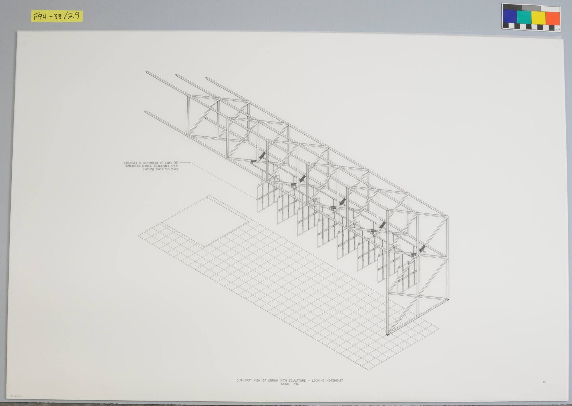 Working Drawing, Project: "Light + Time Labyrinth," Auraria Higher Education Center, Denver, Colorado