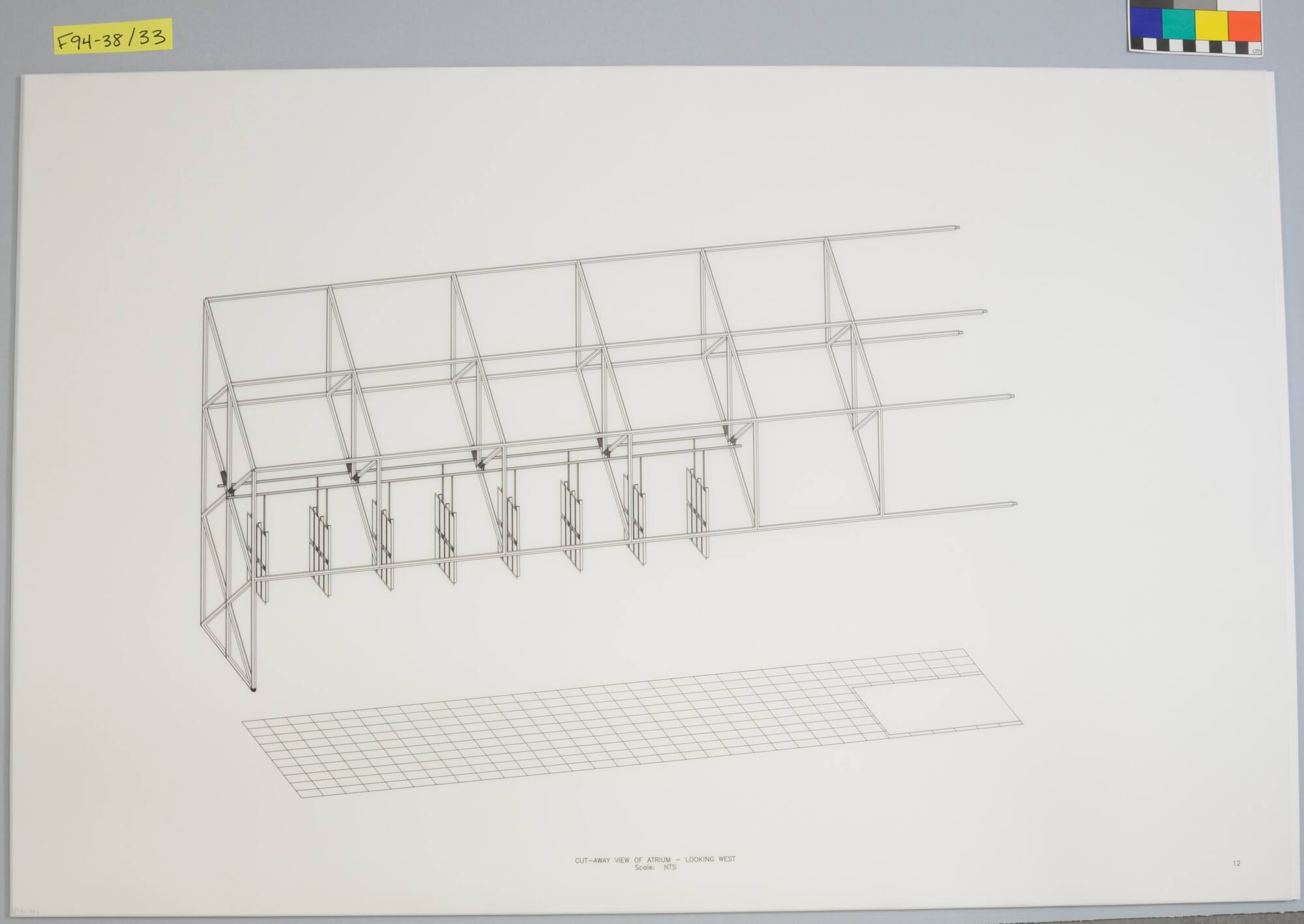 Working Drawing, Project: "Light + Time Labyrinth," Auraria Higher Education Center, Denver, Colorado
