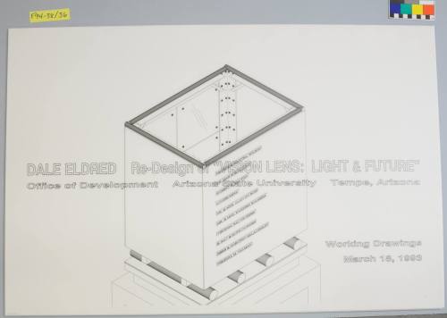 Working Drawing, Project: "Vision Lens," Office of Development, Arizona State University, Tempe, Arizona