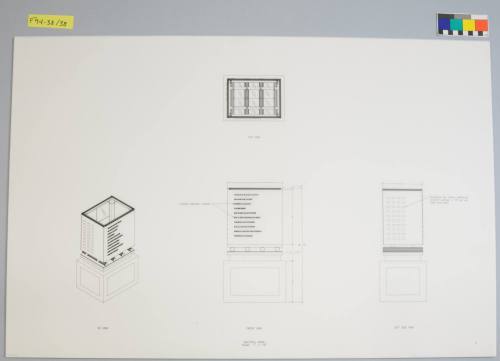 Working Drawing, Project: "Vision Lens," Office of Development, Arizona State University, Tempe, Arizona