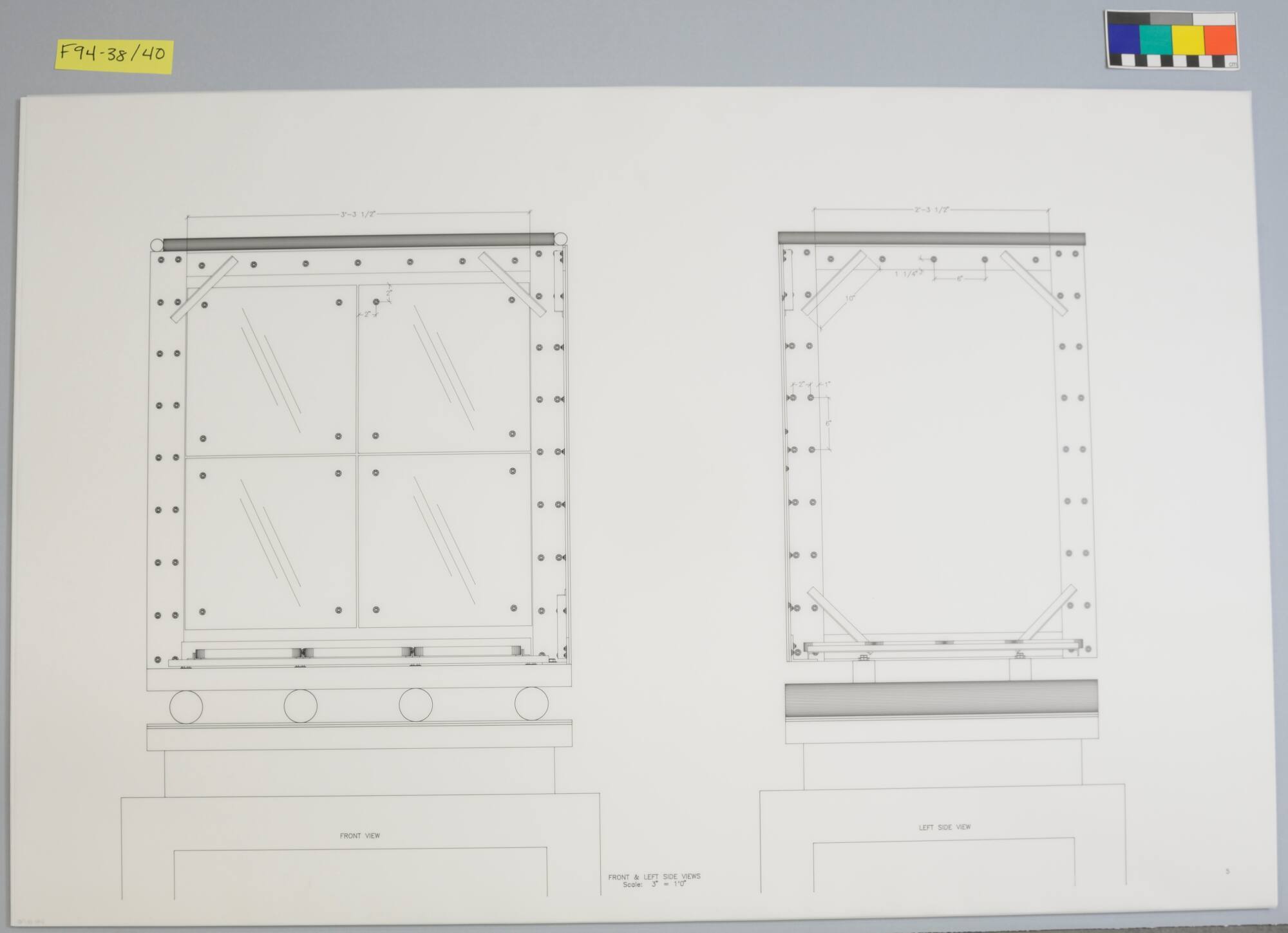 Working Drawing, Project: "Vision Lens," Office of Development, Arizona State University, Tempe, Arizona