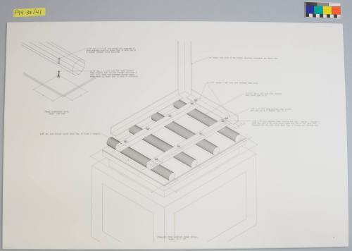 Working Drawing, Project: "Vision Lens," Office of Development, Arizona State University, Tempe, Arizona