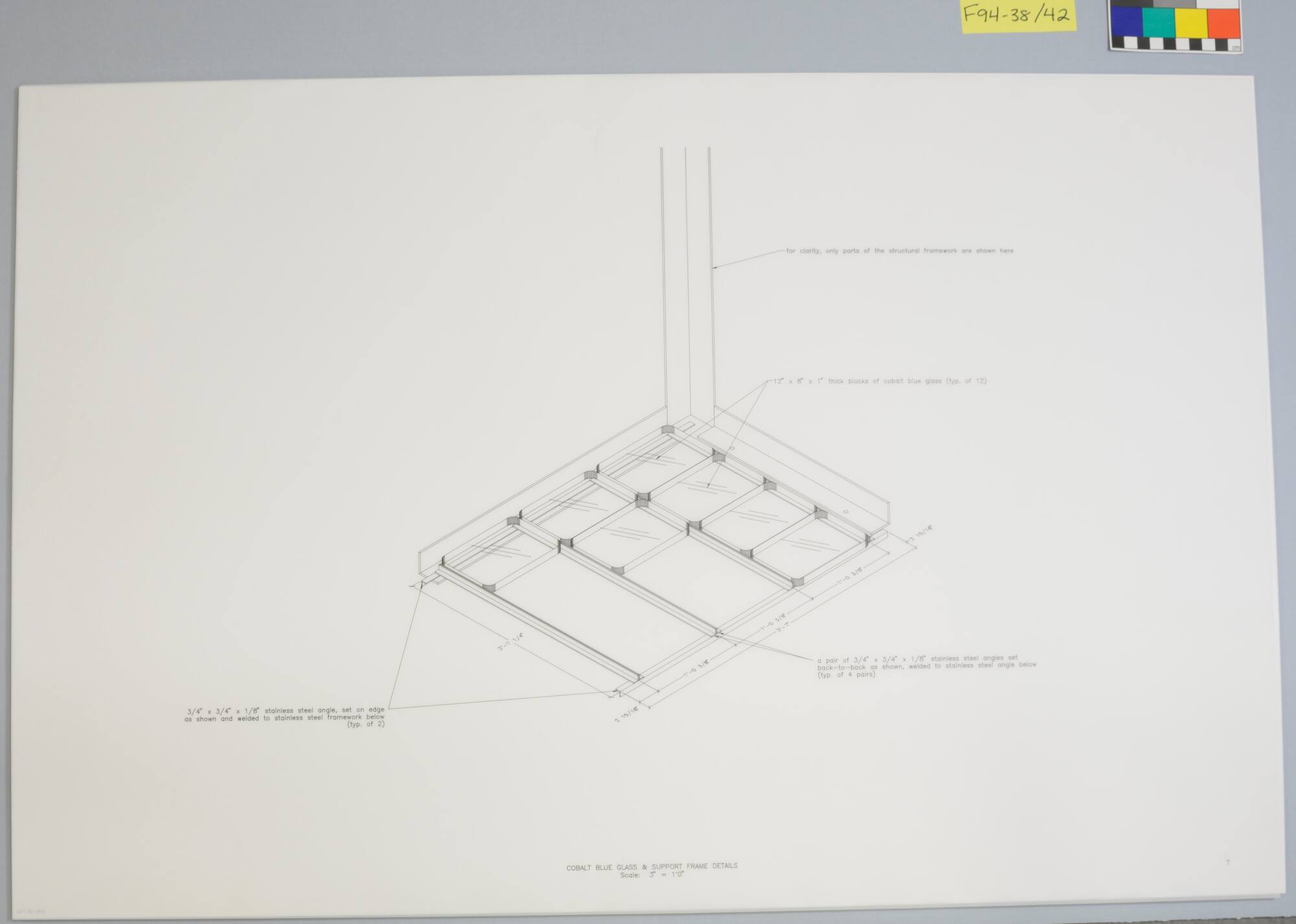 Working Drawing, Project: "Vision Lens," Office of Development, Arizona State University, Tempe, Arizona