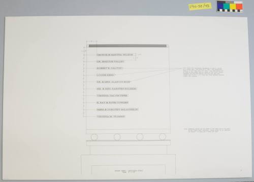 Working Drawing, Project: "Vision Lens," Office of Development, Arizona State University, Tempe, Arizona