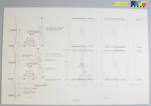 Proposal Drawing, Project: "Radiant Range," Assembly Hall Gallery, Tulsa Convention Center, Tulsa, Oklahoma