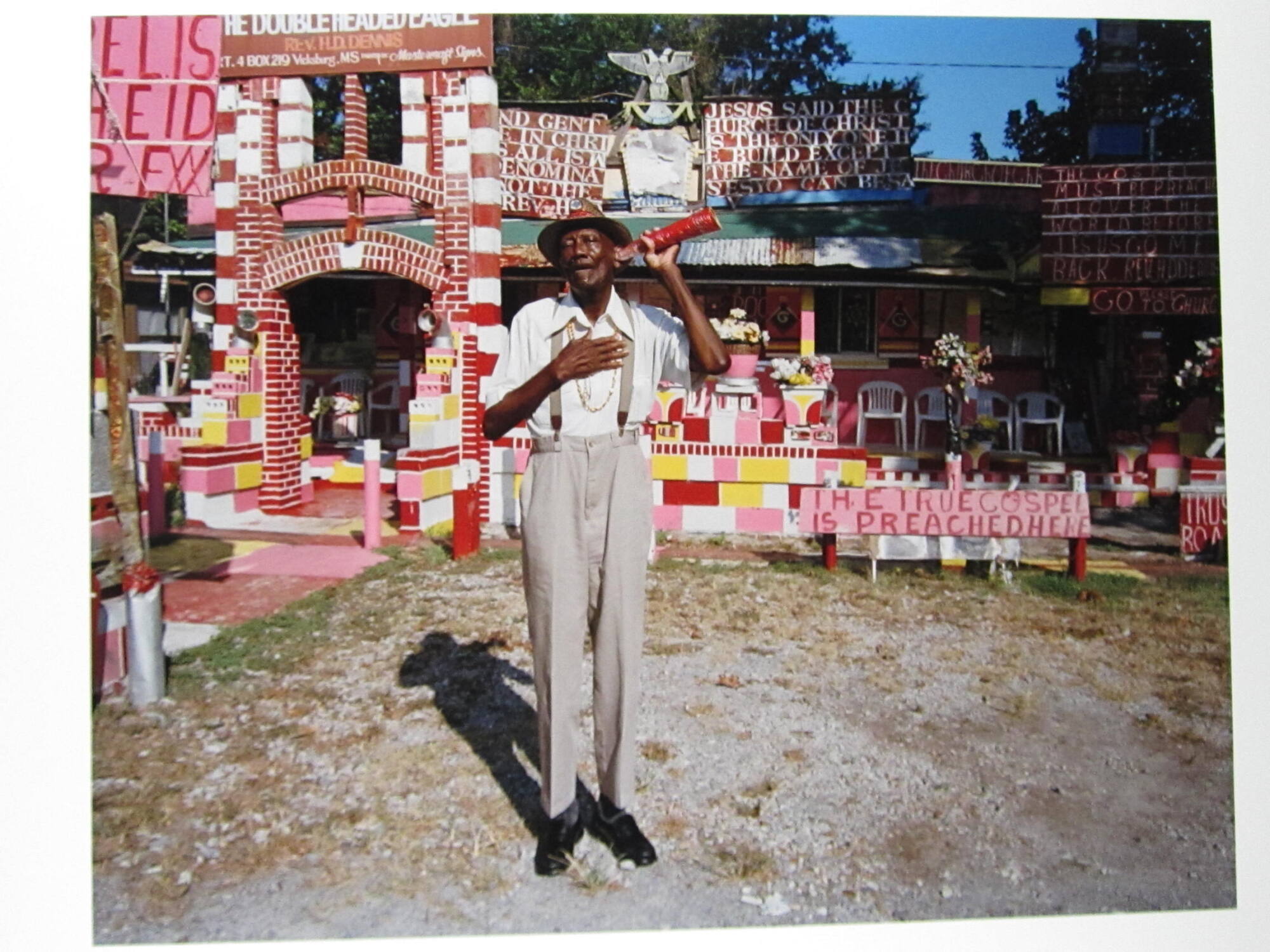 Reverend H. D. Dennis with Ear Trumpet, MS #1