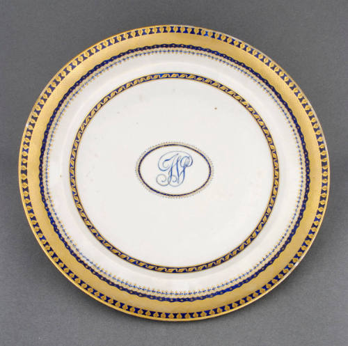 Plate from Dinner Service