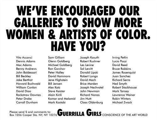 We've Encouraged Our Galleries to Show More Women and Artists of Color. Have You?