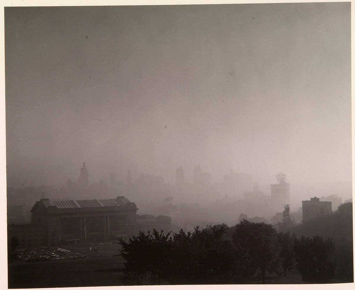 Kansas City Skyline through the Mist